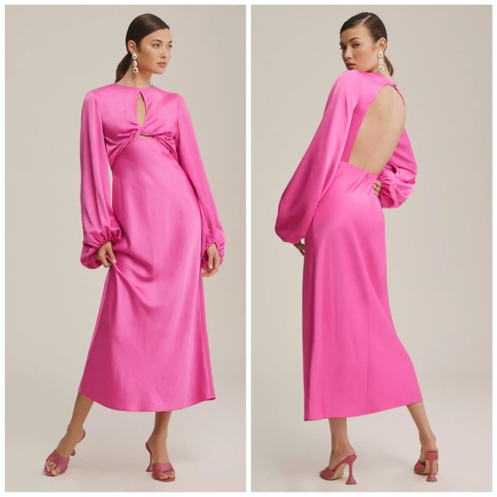 Significant Other Demi Dress in Pop Pink NWT